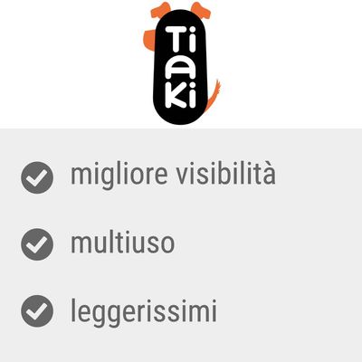 Tiaki. migliore visibilità, multiuso, leggerissimi.