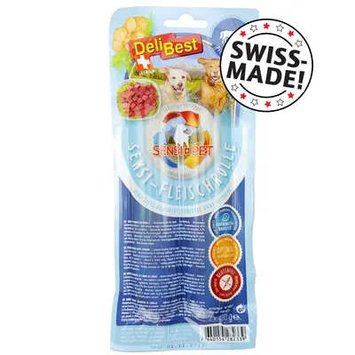 DeliBest Sensi, saucisse de viande pour chien, cheval - 2 x 400 g
