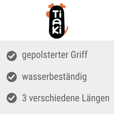 Tiaki. Gepolsterter Griff, wasserbeständig, 3 verschiedene Längen.