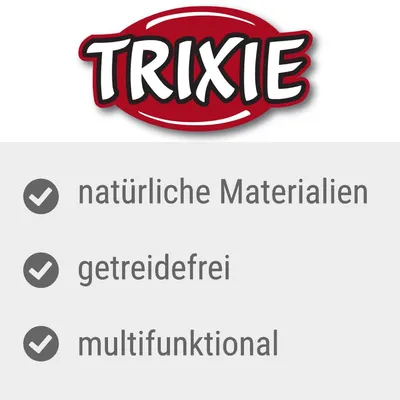 TRIXIE, natürliche Materialien, getreidefrei, multifunktional (text v němčině)