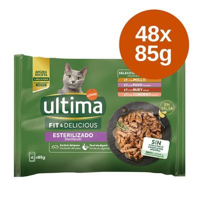 Ultima Cat Sterilized 48 x 85 g Kattenvoer