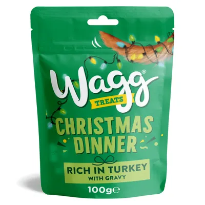 Wagg Christmas Dinner Treats - 100g Wagg Christmas Dinner Treats - 100g