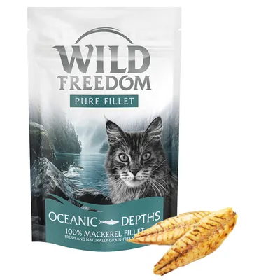 Wild Freedom Pure Fillet Oceanic Depths, 100% филе от скумрия, без зърнени храни.