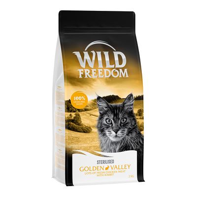 Wild Freedom Adult "Golden Valley" Sterilised Konijn – Graanvrij Kattenvoer 2 kg