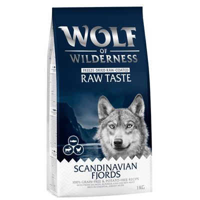 Wolf of Wilderness The Taste of Scandinavia renne, poulet & saumon sans céréales pour chien 1 kg