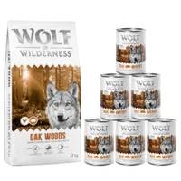 Oferta de prueba Wolf of Wilderness: pienso + comida húmeda - Pack Oak Woods con jabalí - Receta nueva