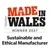 Award: Made in Wales Winner 2021. Sustainable and ethical manufacturer.