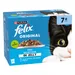 Felix Senior Original Pouches - Fish Selection: Cod, Salmon, Whitefish, Plaice (12 x 85g)