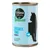 Cosma Nature Skipjack Tuna in Broth, 100% natuurlijke ingrediënten. Katten-silhouet op lichtblauw blik.