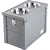 Kerbl Pet ecoFLEX® Feeding Station - 2 x 1.2l, 54 x 30 x 39.5cm (L x W x H)