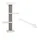 blanc / gris + support de fixation universel