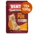 Rinti Gold Huhn Pur, getreidefrei, in feinen Stücken, fettreduziert. Packung mit 10x100g Mini-Portionen.