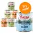 Purizon Chicken Fillet with Salmon, Lamb & Salmon, Game & Rabbit, Black Angus & Turkey wet food tins for adult dogs, 800g each. Large orange circle with white text: Try now! Purizon Chicken Fillet with Salmon, Lamb & Salmon, Game & Rabbit, Black Angus & Turkey wet food tins for adult dogs, 800g each. Large orange circle with white text: Try now!