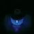 Catit fontanella con illuminazione LED, effetto luce blu al buio.
