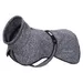 Mantella per cani Rukka® Comfy, grigio / nero - ca. 45 cm lungh. dorso