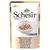 Schesir Adult kattenvoer in jelly, tonijn met zalm. Tekst op verpakking in meerdere talen: Tonijn met zalm, Tuna with salmon, Thunfisch mit Lachs, Atún con salmón.