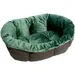 Betræk Sofà - Grøn velour til Ferplast hundekurv Siesta Deluxe - 8: L 85 x B 62 x H 28,5 cm