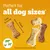 BISCRONK Dog Biscuit, size 5.5 x 1 cm. Suitable for all dog sizes. Illustrated animals: beef, chicken, lamb. Complementary feed for adult dogs. BISCRONK Dog Biscuit, size 5.5 x 1 cm. Suitable for all dog sizes. Illustrated animals: beef, chicken, lamb. Complementary feed for adult dogs.