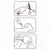 Step-by-step instructions showing how to cut open a pipette, apply drops along an animal’s back, and part the fur to apply liquid directly onto the skin.