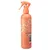 Quick Fix Spray med kokosolie, pH-afbalanceret, aldrig testet på dyr, fremstillet i USA. Beskrivelse og ingredienser synlige på flasken.