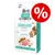 Brit Care Sterilized Urinary Health hrană superpremium pentru pisici sterilizate, Fresh Chicken, promoție cu simbol procent roșu. Imaginea arată pachetul și ingrediente vizibile.