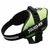 Pettorina per cani Julius-K9 IDC® Power, colore verde, con fibbia in plastica e maniglia superiore. Testo visibile: JULIUS-K9 IDC® POWER, IDC by JULIUS-K9.