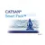 CATSAN Smart Pack™ με λευκά απορροφητικά κοκκία και μπλε σταγόνα. Το κείμενο είναι στα αγγλικά.