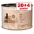 Catz finefood N°9 natvoer wild, 20+4 gratis, grain free, no animal testing, geen toegevoegde suiker, meer dan 93% vlees en kookvocht. Tekst in meerdere talen zichtbaar. Catz finefood N°9 natvoer wild, 20+4 gratis, grain free, no animal testing, geen toegevoegde suiker, meer dan 93% vlees en kookvocht. Tekst in meerdere talen zichtbaar.
