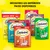 Packs Catisfactions visibles : Mega Box 350 g au fromage, Mega Pack 180 g au poulet, Mega Pack au saumon, sachets au bœuf, poulet & canard, herbe à chat 60 g. Différents formats et saveurs.