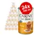 Carny Cat Drink with chicken, without milk, 24x140 ml. Image of a can and a pyramid of cans. Carny Cat Drink with chicken, without milk, 24x140 ml. Image of a can and a pyramid of cans.