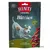 Опаковка Rinti Extra Bitties, 100 г, меки парчета патица с ананас и киви. Без захар. Видими са продуктови парченца и илюстрация на куче.