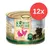 Best Nature Kitten volaille avec cœurs de volaille et riz, composition naturelle, 12x 200g boîtes. Alimentation naturelle de qualité premium.