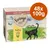 Feringa Classic Meat Adult, Geflügel mit Karotten und Löwenzahn. Packung mit 48x100g Portionsbeuteln.