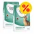 Sterilised cats food, 3kg pack, for cats aged 1 year and over. Special formula highlights: body weight control, urinary tract support, muscle maintenance. Percentage discount symbol shown. Sterilised cats food, 3kg pack, for cats aged 1 year and over. Special formula highlights: body weight control, urinary tract support, muscle maintenance. Percentage discount symbol shown.