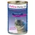 Feline Porta 21, alimento complementare per gatti, Hühnerfleisch Chicken Meat pur/puro. Testo in inglese: your cat will love it! Immagine di un gatto sul fronte della lattina.