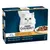 Connoisseur’s Duo mini fillets in gravy, with chicken and beef, turkey and lamb, beef and duck, duck and liver. Pack contains 12 portions of 85g each.