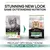 Purina Pro Plan Sterilised Adult cat food packaging change: Opti-Renal is now Renal Plus. Text: Stunning new look, same outstanding nutrition. Both packs show adult cats.