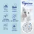 Tigerino Crystals silicat kattenbakvulling, extreem absorberend, voorkomt geurtjes, remt bacteriegroei, stofvrij, verschillende geuren. Tekst in het Engels zichtbaar op de afbeelding.