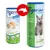 Ancien emballage Tigerino Deodoriser Spring Fresh 700 g à gauche, nouveau Tigerino Refresher Cat Litter Refresher 700 g à droite, texte en anglais, images de chats et icônes visibles.