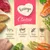 Feringa Classic. 70 % ingredientes animales seleccionados, con verduras y hierbas, receta sin cereales, con taurina. Imagen de carne, salmón, patatas, guisantes, zanahorias y brócoli.