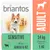 Briantos Sensitive avec agneau & riz, ADULT, 14 kg, disponible aussi en 1 kg. Texte visible sur l’emballage de croquettes pour chien adulte.