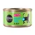 Boîte Cosma Pure Love, texte visible : Kitten Skipjack Tuna in Jelly, silhouette de chat noir sur fond vert. Texte en anglais.