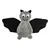 Aumüller Fledermaus Frido Baldrian-Katzenspielkissen - 1 Stück (L 23 x B 15 x H 3,5 cm)