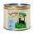 Feringa Country Style vådfoder til katte, variant kylling med svinekød og ørred, voksen, 200g. Emballage med sort kat og landlig baggrund.