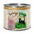 Feringa Country Style, kylling med svinekød og kalkun, voksen, 200g. Illustration af sort kat på grøn mark.