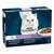 Purina Gourmet Perle Duo Terre et Mer, cat food with various flavours: salmon & coley, chicken & beef, ocean fish & tuna, turkey & lamb. Pack of 12x85g.