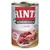 RINTI Kennerfleisch mit Kalb, lattina con immagini di carne e frattaglie. Testo visibile: Getreidefrei, Fleisch pur, ohne Kohlenhydrate, Zusammensetzung verfeinert.