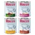 Rocco Sensitive mokra hrana za pse, vrste: divljač i tjestenina, puretina i krumpir, piletina i krumpir, janjetina i riža. Jedan izvor proteina, 800g konzerve.