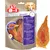 8in1 FILLETS pro active, Chicken Fillet +Nutri-Center, premium kipfilet verrijkt met glucosamine en chondroïtine. Verpakking toont hondensnack en afbeelding van een hond.