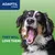 ADAPTIL Chew. Text reads: They will love them! Image shows a dog with an open mouth and chews visible, highlighting product appeal.